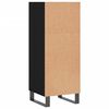 vidaXL Ντουλάπι Μαύρο 34,5x32,5x90 εκ. Επεξεργασμένο Ξύλο