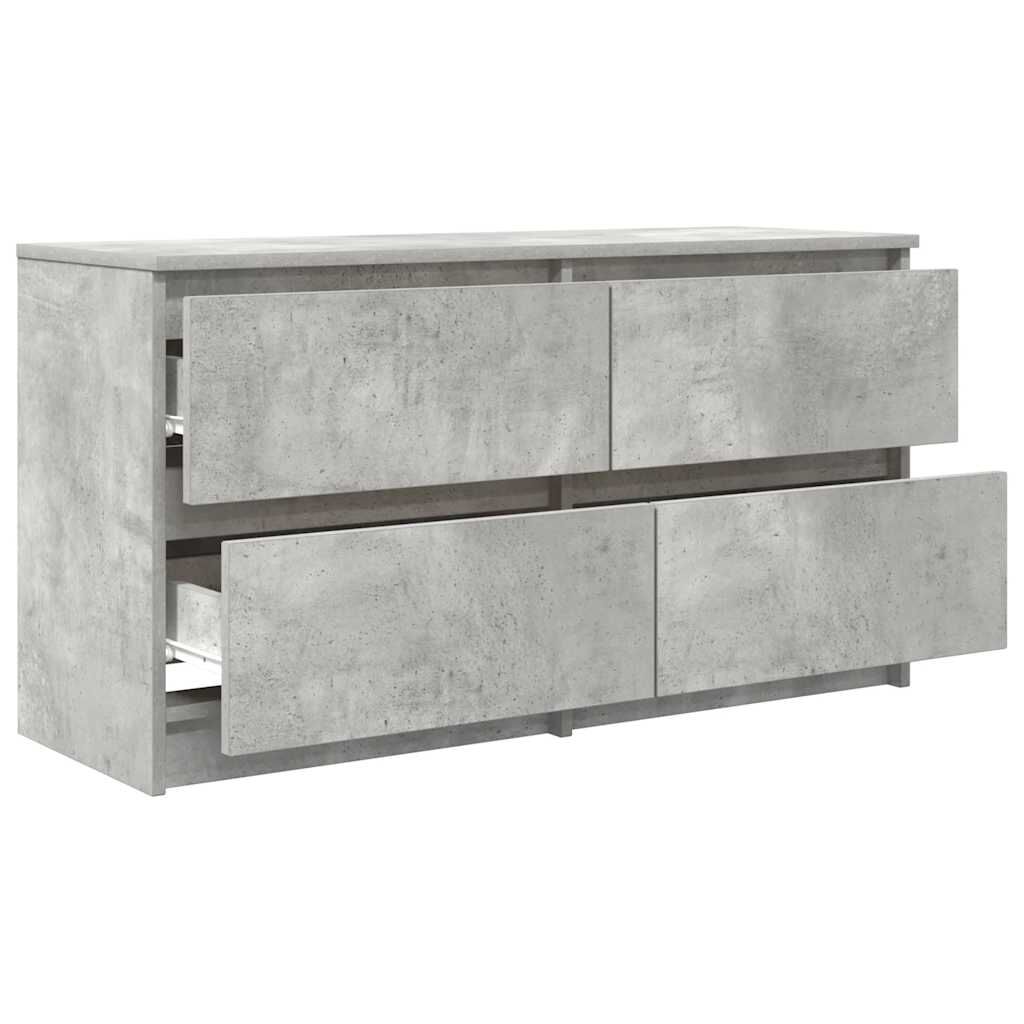 vidaXL Έπιπλο Τηλεόρασης Γκρι Σκυρ. 100x35x54 εκ. Επεξ. Ξύλο