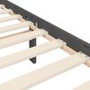 vidaXL Πλαίσιο Κρεβατιού με Κεφαλάρι Γκρι 100x200 εκ Μασίφ Ξύλο