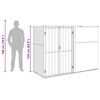 vidaXL Αποθήκη Εργαλείων Κήπου Καφέ 225x89x161 εκ. Γαλβαν. Ατσάλι