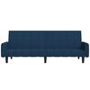 vidaXL Καναπές Κρεβάτι Διθέσιος Μπλε Βελούδινος