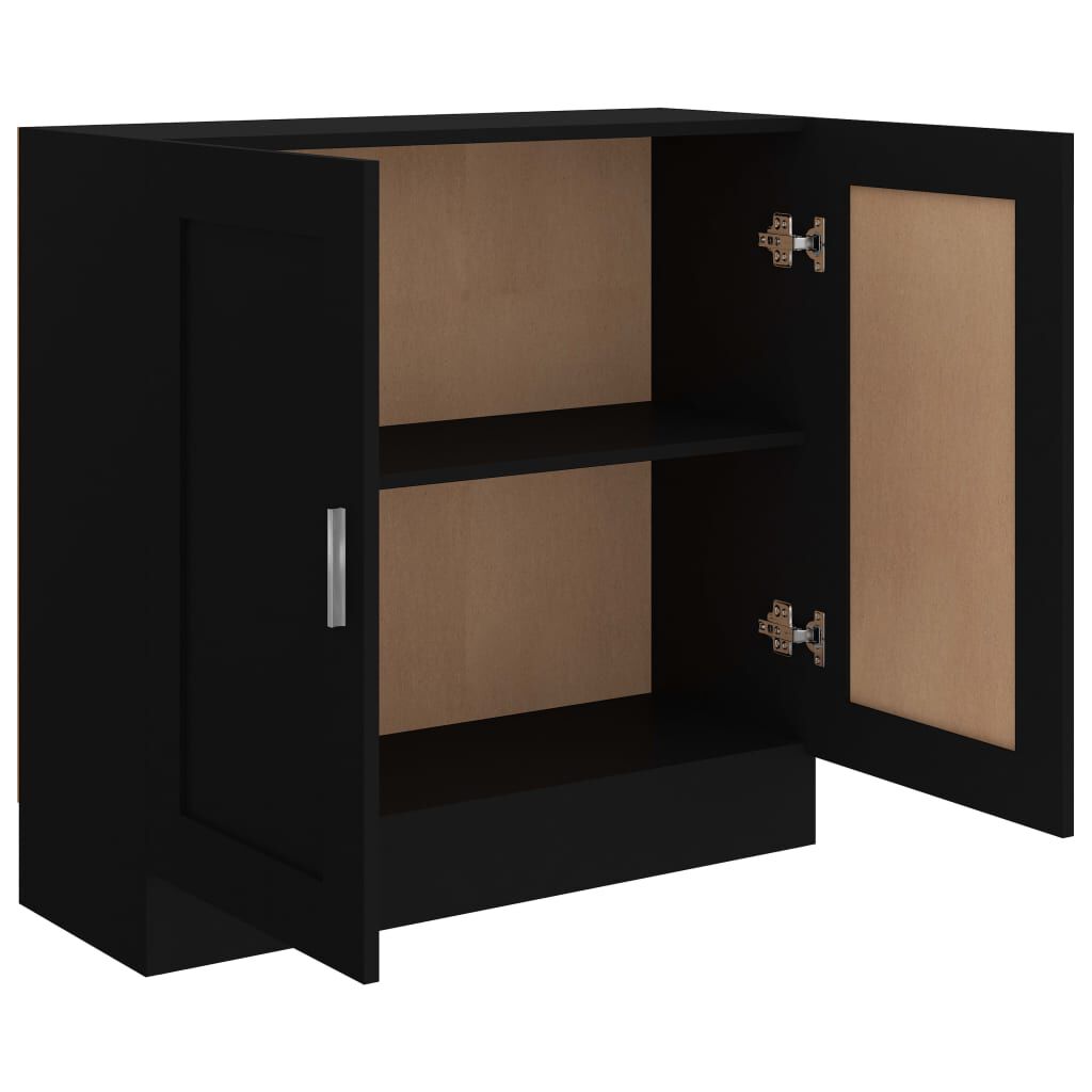 vidaXL Βιβλιοθήκη Μαύρη 82,5 x 30,5 x 80 εκ. Επεξ. Ξύλο