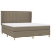 vidaXL &Kappa;&rho;&epsilon;&beta;ά&tau;&iota; Boxspring &mu;&epsilon; &Sigma;&tau;&rho;ώ&mu;&alpha; Taupe 180x200 &epsilon;&kappa;. &Upsilon;&phi;&alpha;&sigma;&mu;ά&tau;&iota;&nu;&omicron;