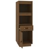 vidaXL Ντουλάπι Ψηλό Καφέ Μέλι 34x40x108,5 εκ. από Μασίφ Ξύλο Πεύκου