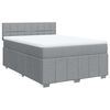 vidaXL &Kappa;&rho;&epsilon;&beta;ά&tau;&iota; Boxspring &mu;&epsilon; &Sigma;&tau;&rho;ώ&mu;&alpha; &Alpha;&nu;&omicron;&iota;&chi;&tau;ό &Gamma;&kappa;&rho;&iota; 140x190 &epsilon;&kappa;. &Upsilon;&phi;&alpha;&sigma;&mu;ά&tau;&iota;&nu;&omicron;