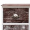 vidaXL Ντουλάπι με 10 Συρτάρια Καφέ 113 x 30 x 79 εκ. από Ξύλο
