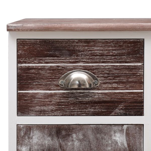 vidaXL Ντουλάπι με 10 Συρτάρια Καφέ 113 x 30 x 79 εκ. από Ξύλο
