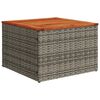 vidaXL Σετ Καναπέ Κήπου με μαξιλάρι 8 pcs Γκρι Πολυ ράταν