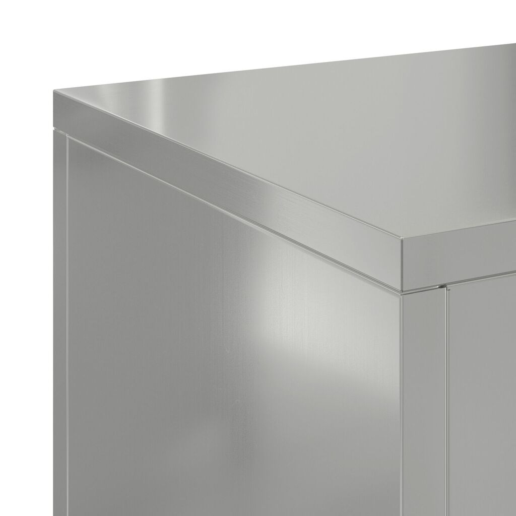 vidaXL Υπαίθρια Σταντ Φυτών Πυλώνας 2 τμχ 24x24x75 εκ Γαλβανισμένο Ατσάλι