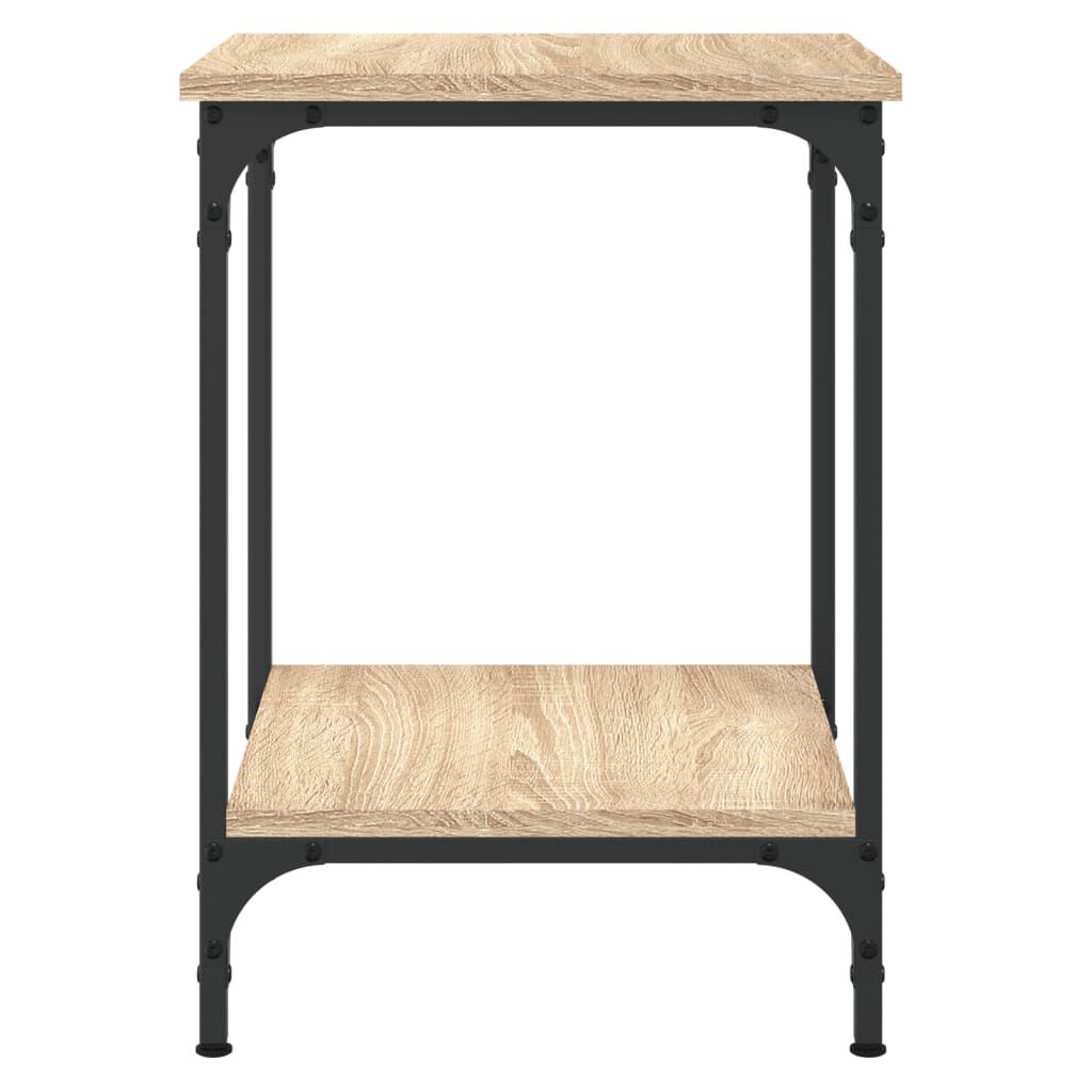 vidaXL Τραπεζάκι Σαλονιού Sonoma Δρυς 40 x 40 x 55 εκ. Επεξεργ. Ξύλο