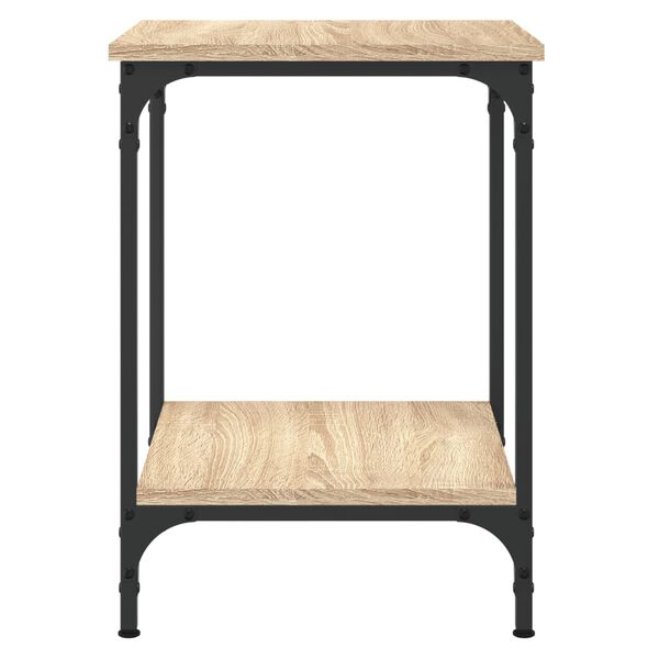 vidaXL Τραπεζάκι Σαλονιού Sonoma Δρυς 40 x 40 x 55 εκ. Επεξεργ. Ξύλο