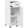 vidaXL Σετ Επίπλων Μπάνιου 3 pcs Γυαλιστερό λευκό 61 x 35 x 64 εκ.