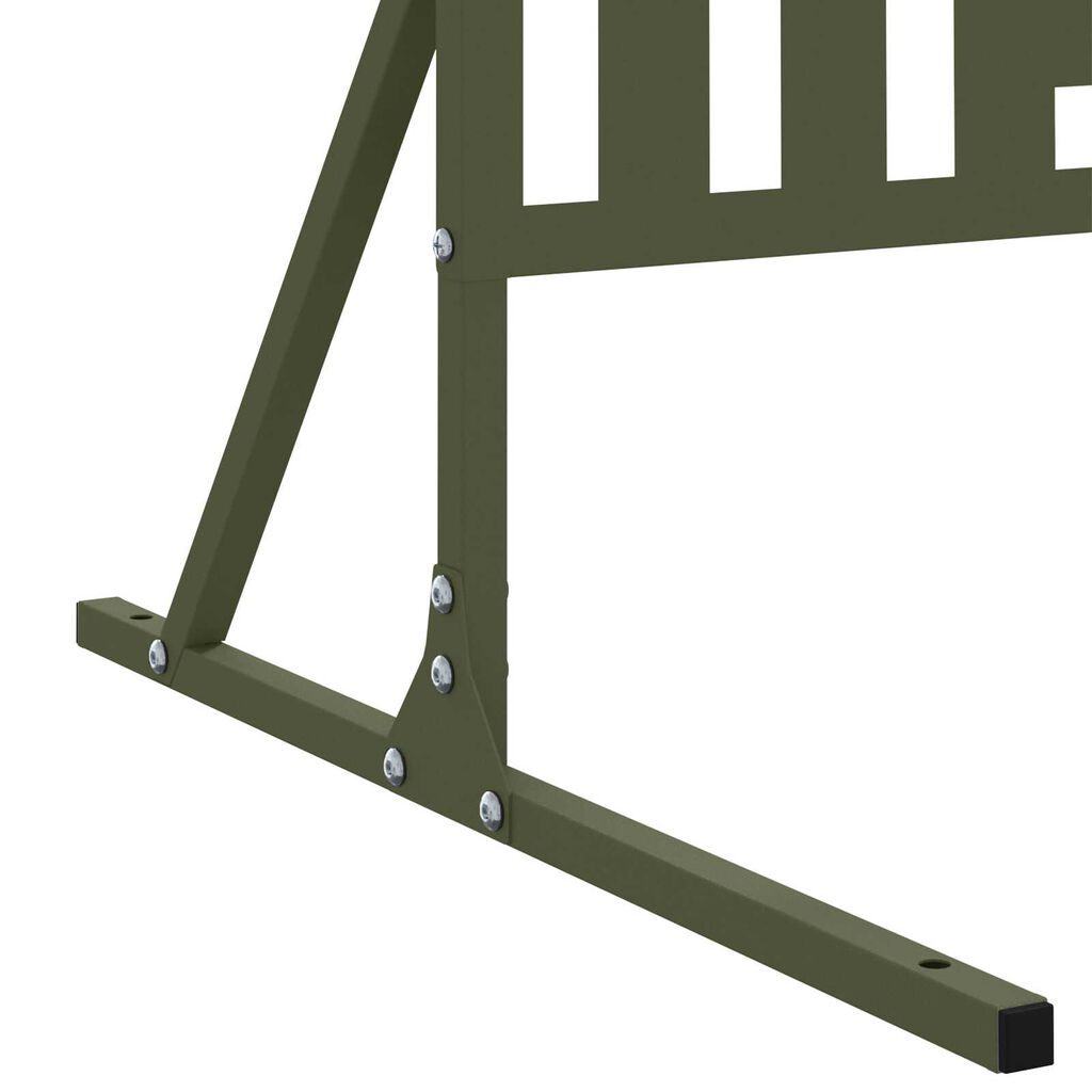 vidaXL Οθόνη Ιδιωτικότητας Σε Ελιά, 100x50x180 εκ., Χάλυβας