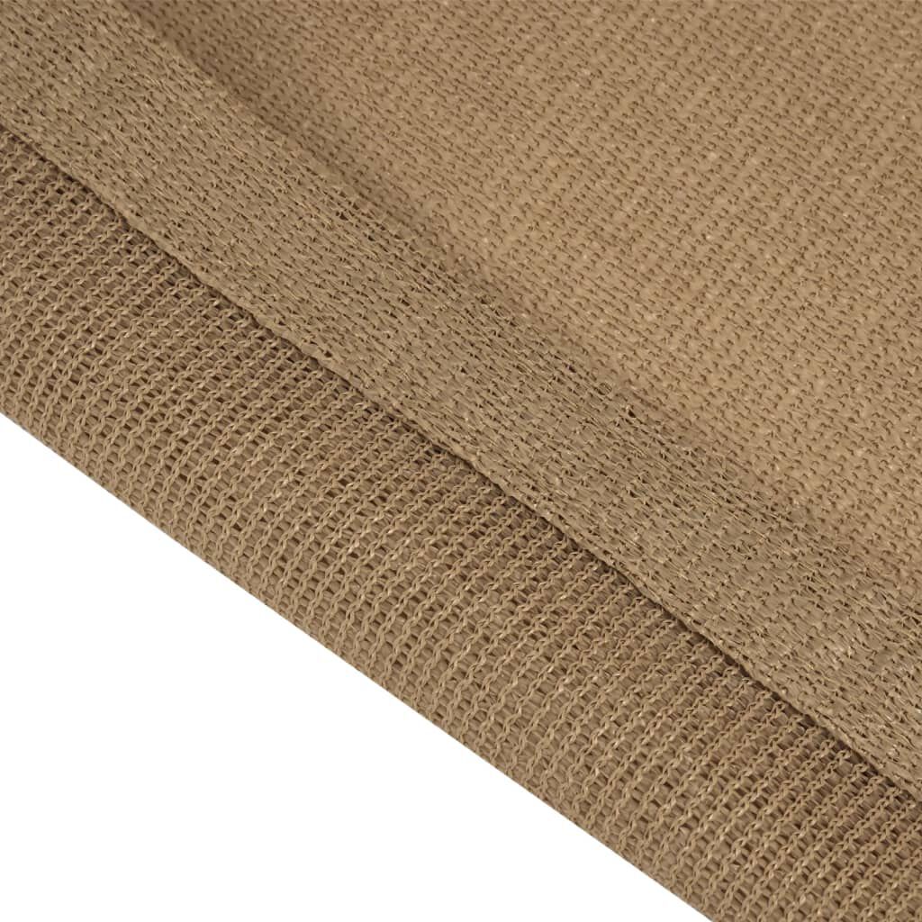 vidaXL Χαλί Σκηνής Taupe 400 x 800 εκ. από HDPE