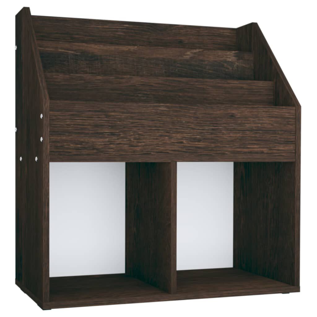 vidaXL Παιδική Ραφιέρα Περιοδ. Καπνιστή Δρυς 71x30x78,5εκ Μοριοσανίδα