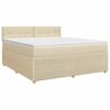 vidaXL &Kappa;&rho;&epsilon;&beta;ά&tau;&iota; box spring &mu;&epsilon; &sigma;&tau;&rho;ώ&mu;&alpha; &Kappa;&rho;&epsilon;&mu; 180 x 200 cm Ύ&phi;&alpha;&sigma;&mu;&alpha;