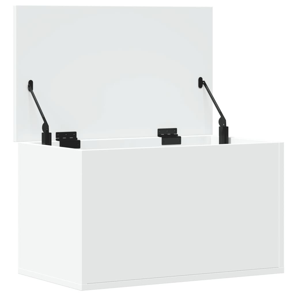 vidaXL Κουτί Αποθήκευσης Λευκό 60x35x35 εκ. από Επεξεργασμένο Ξύλο
