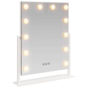 vidaXL &Kappa;&alpha;&theta;&rho;έ&phi;&tau;&eta;&sigmaf; Vanity LED &Lambda;&epsilon;&upsilon;&kappa;ό 44 x 10 x 53 &epsilon;&kappa; &Gamma;&upsilon;&alpha;&lambda;ί &kappa;&alpha;&iota; &Chi;ά&lambda;&upsilon;&beta;&alpha;&sigmaf;
