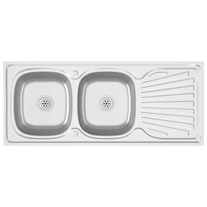 vidaXL &Nu;&epsilon;&rho;&omicron;&chi;ύ&tau;&eta;&sigmaf; &Delta;&iota;&pi;&lambda;ή &Gamma;&omicron;ύ&rho;&nu;&alpha; &Alpha;&sigma;&eta;&mu;ί 1200x500x155 &chi;&iota;&lambda;. &Alpha;&nu;&omicron;&xi;&epsilon;ί&delta;. &Alpha;&tau;&sigma;ά&lambda;&iota;