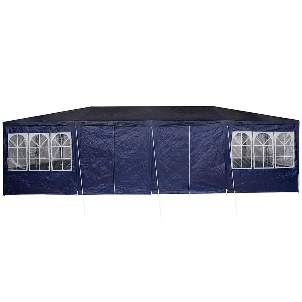 vidaXL Σκηνή Πάρτυ Μπλε και άσπρο 800 x 400 x 266 εκ