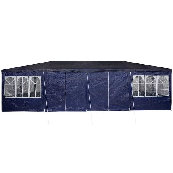 vidaXL Σκηνή Πάρτυ Μπλε και άσπρο 800 x 400 x 266 εκ