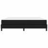 vidaXL Κρεβάτι με στρώμα Μαύρο 180 x 200 cm Τεχνητό δέρμα