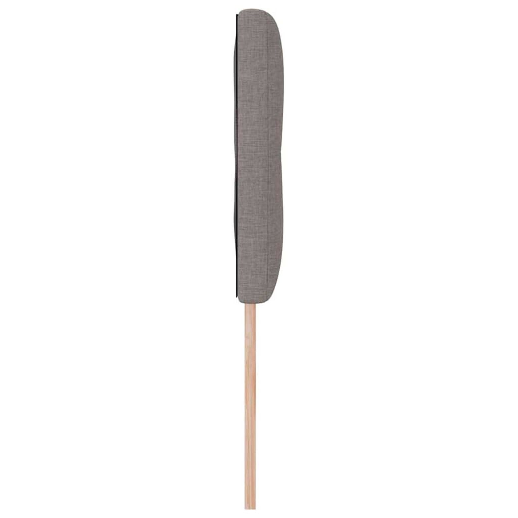vidaXL Κεφαλάρι με κεφαλάρι Taupe 140 cm ύφασμα