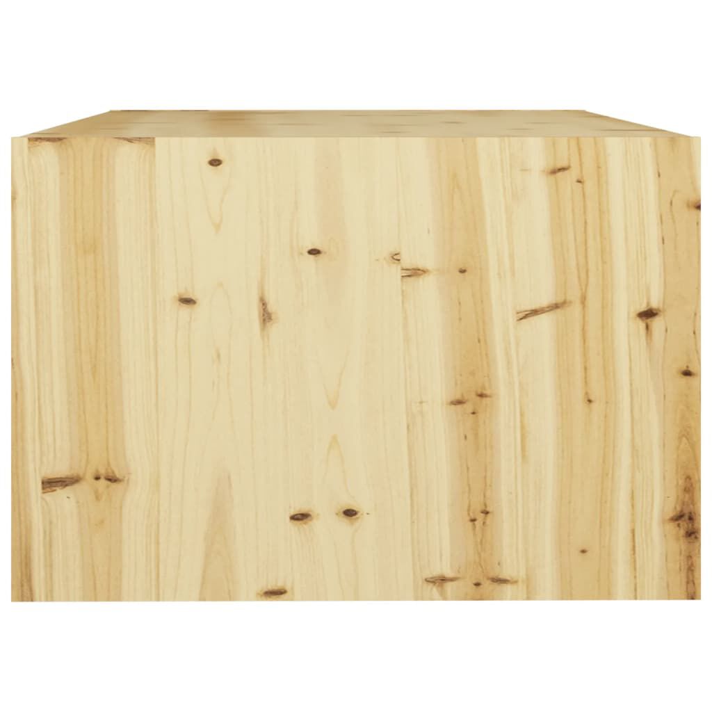 vidaXL Τραπεζάκι Σαλονιού 75 x 50 x 33,5 εκ. από Μασίφ Ξύλο Ελάτης
