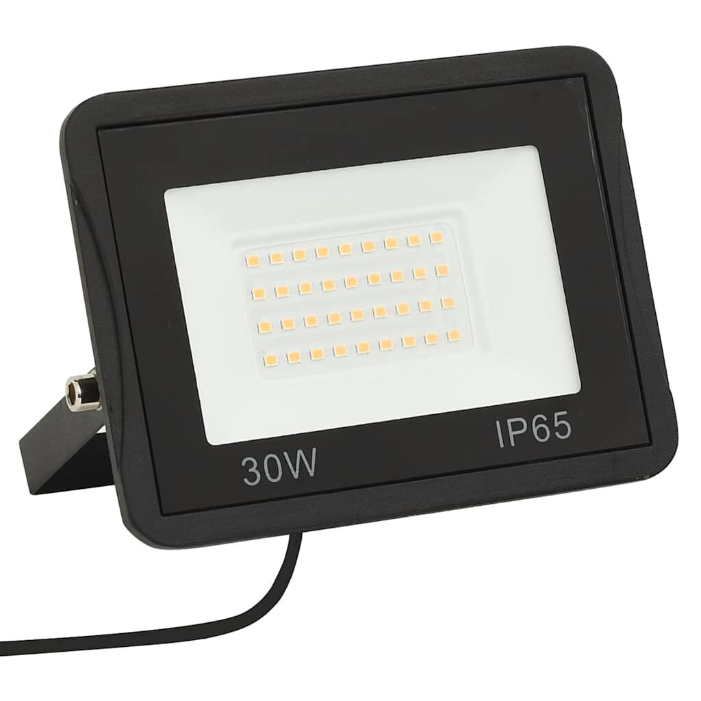 vidaXL Προβολείς LED 2 τεμ. Θερμό Λευκό 30 W