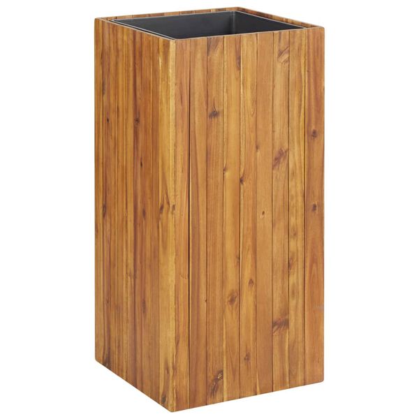 vidaXL Ζαρντινιέρα Υπερυψωμένη 43,5 x 43,5 x 90 εκ. Μασίφ Ξύλο Ακακίας