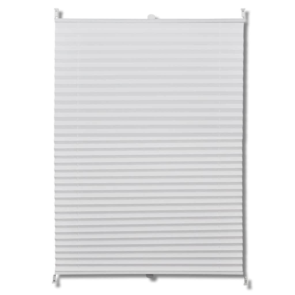 Πλισέ ρόλερ σκίασης 60x125cm Λευκό