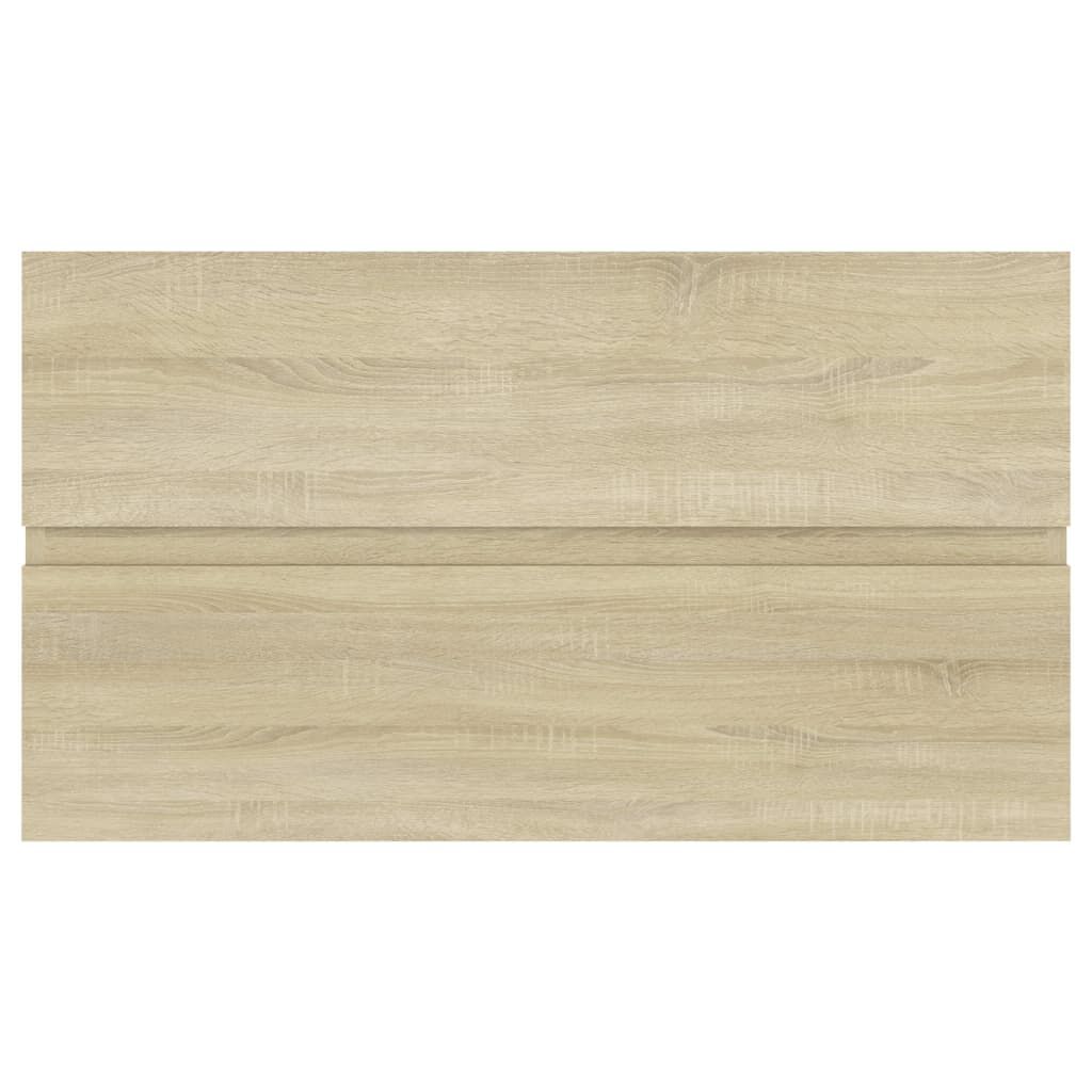 vidaXL Ντουλάπι Νιπτήρα Sonoma Δρυς 80 x 38,5 x 45 εκ. από Επεξ. Ξύλο