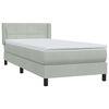 vidaXL &Kappa;&rho;&epsilon;&beta;ά&tau;&iota; Boxspring &mu;&epsilon; &Sigma;&tau;&rho;ώ&mu;&alpha; &Alpha;&nu;&omicron;&iota;&chi;&tau;ό &Gamma;&kappa;&rho;&iota; 80x210 &epsilon;&kappa;. &Beta;&epsilon;&lambda;&omicron;ύ&delta;&iota;&nu;&omicron;