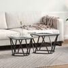 vidaXL Σετ βοηθητικά τραπεζάκια 2 pcs Γκρι sonoma 50 x 50 x 40 cm