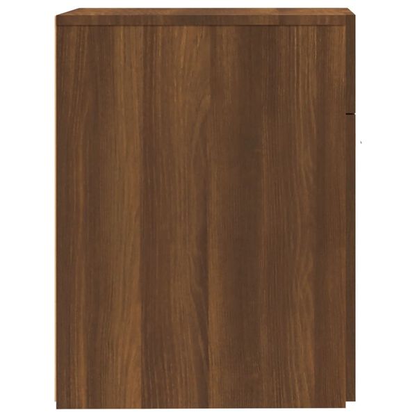 vidaXL Συρταριέρα Γενικής Χρήσης Καφέ Δρυς 20x45,5x60 εκ. Επεξ. Ξύλο