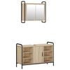vidaXL &Sigma;&epsilon;&tau; &Nu;&tau;&omicron;&upsilon;&lambda;&alpha;&pi;&iota;ώ&nu; &Mu;&pi;ά&nu;&iota;&omicron;&upsilon; 2 &tau;&mu;&chi;. Sonoma &Delta;&rho;&upsilon;&sigmaf; 65,5 x 34 x 61 &epsilon;&kappa;.