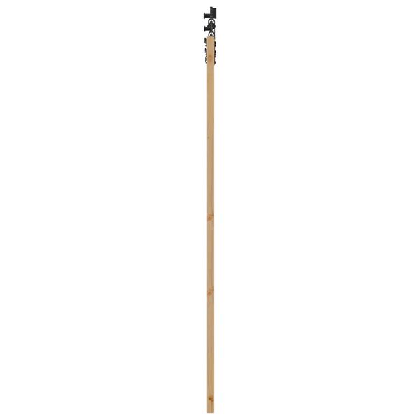 vidaXL Συρόμενη Πόρτα ORKDAL Καφέ 73.5 x 198.5 εκ. Ξύλο και μέταλλο