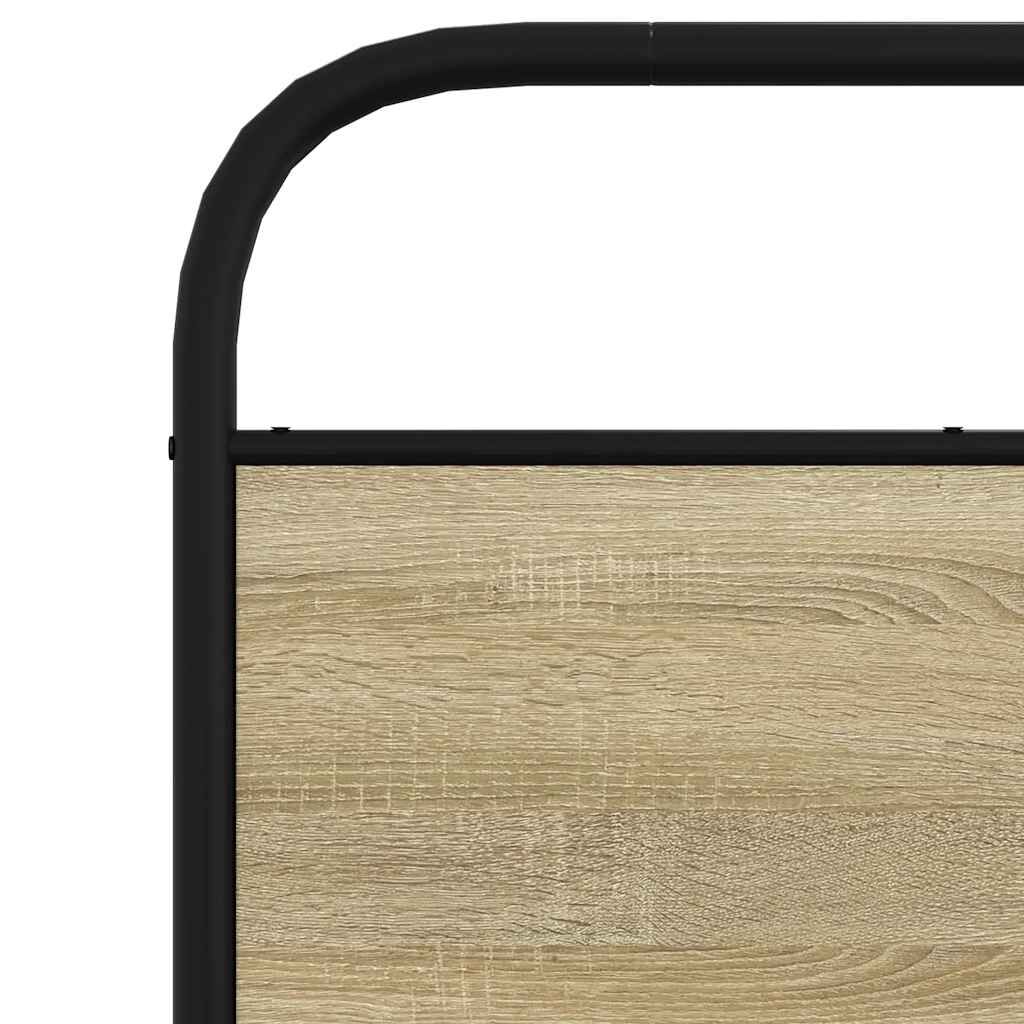 vidaXL Πλαίσιο Κρεβατιού Χωρ. Στρώμα Sonoma Δρυς 80x200εκ Επεξ. Ξύλο