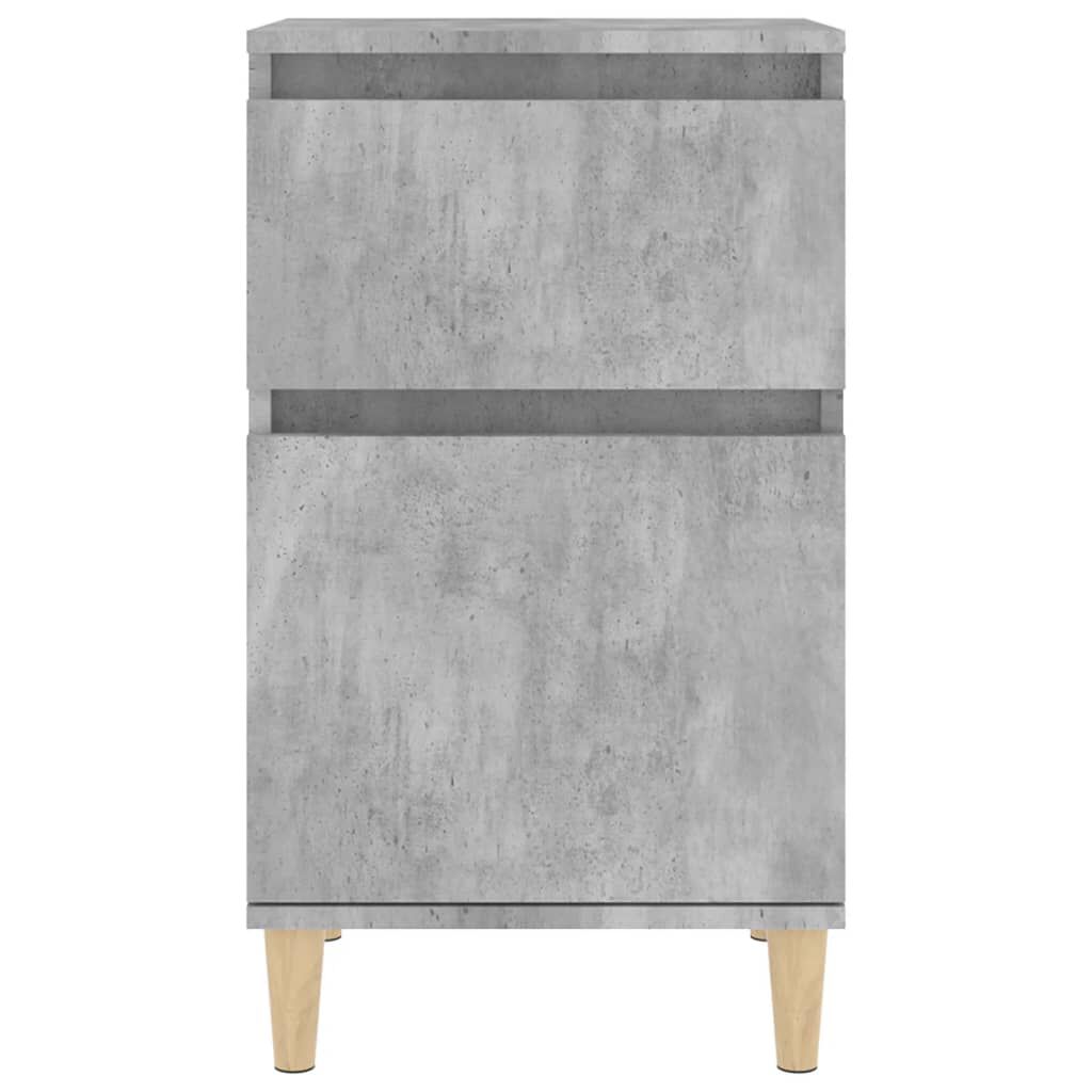 vidaXL Κομοδίνο Γκρι Σκυροδέματος 40x35x70 εκ.
