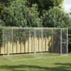 vidaXL Κλουβί σκύλου Ασημί 400 x 200 x 200 εκ. Επικαλυμμένος Χάλυβας