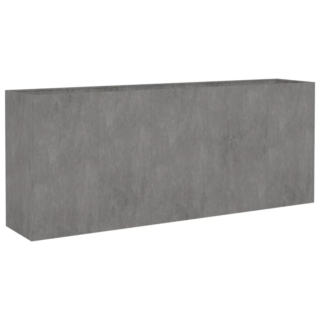 vidaXL Ζαρντινιέρα 200 x 40 x 80 εκ. από Ατσάλι Σκληρυθέν στον Αέρα