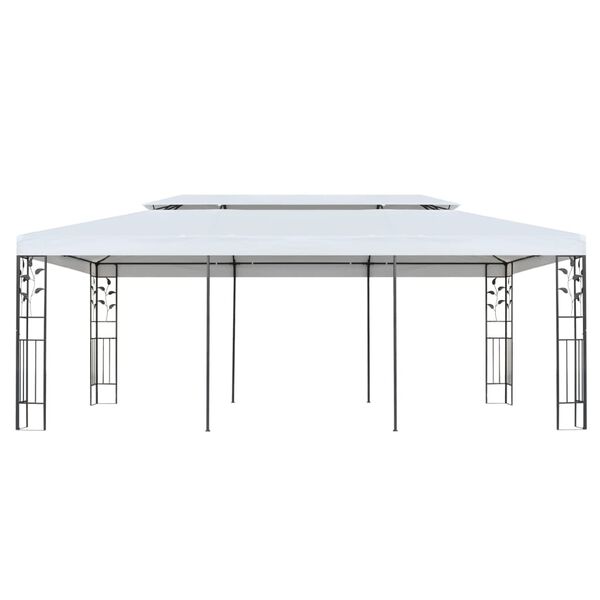 vidaXL Κιόσκι Λευκό 3 x 6 μ.
