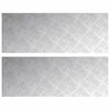 vidaXL &Sigma;&kappa;&alpha;&lambda;&omicron;&pi;ά&tau;&iota; 2 &tau;&mu;&chi;. 80 x 30 cm &Alpha;&sigma;&eta;&mu;ί &Alpha;&lambda;&omicron;&upsilon;&mu;ί&nu;&iota;&omicron; &Omicron;&rho;&theta;&omicron;&gamma;ώ&nu;&iota;&omicron;&sigmaf;
