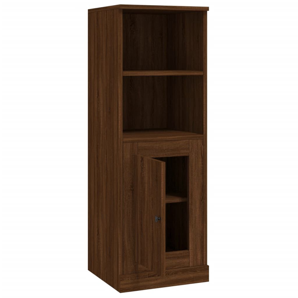 vidaXL Ντουλάπι Καφέ δρυς 36x35,5x103,5 εκ. από Επεξεργασμένο Ξύλο