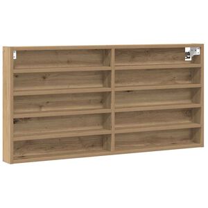 vidaXL &Beta;&iota;&tau;&rho;ί&nu;&alpha; Artisan Oak 100 x 8,5 x 50 cm &Epsilon;&pi;&epsilon;&xi;&epsilon;&rho;&gamma;&alpha;&sigma;&mu;έ&nu;&omicron; &xi;ύ&lambda;&omicron;