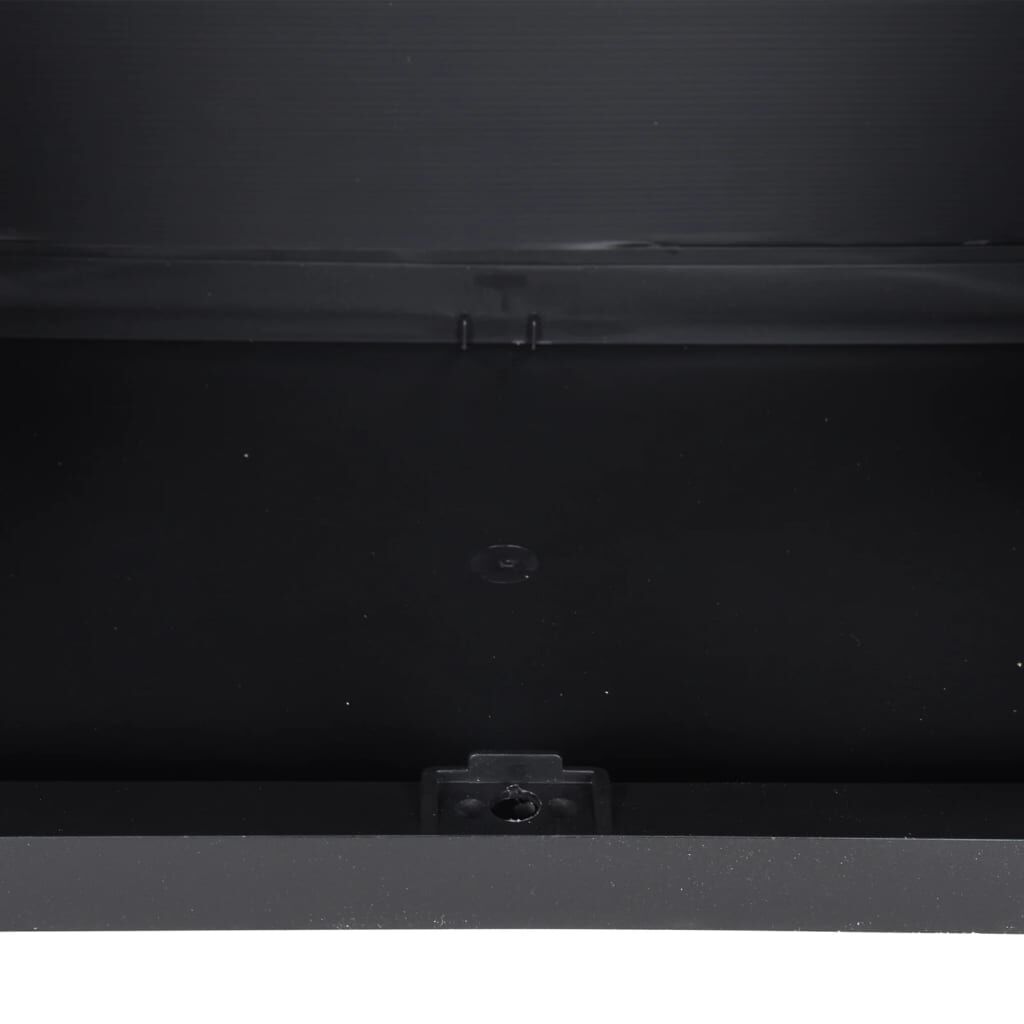 vidaXL Ντουλάπι Αποθ. Εξ. Χώρου Μαύρο 97x37x85 εκ. Πολυπροπυλένιο