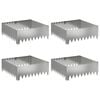 vidaXL &Pi;&epsilon;&rho;ί&gamma;&rho;&alpha;&mu;&mu;&alpha; &gamma;&kappa;&alpha;&zeta;ό&nu; 4 pcs 60 x 60 x 20 &epsilon;&kappa; &Alpha;&tau;&sigma;ά&lambda;&iota; &Alpha;&sigma;&eta;&mu;ί