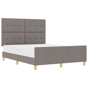 vidaXL &Sigma;&kappa;&epsilon;&lambda;&epsilon;&tau;ό&sigmaf; &Kappa;&rho;&epsilon;&beta;&alpha;&tau;&iota;&omicron;ύ &mu;&epsilon; &kappa;&epsilon;&phi;&alpha;&lambda;ά&rho;&iota; Taupe 160 x 200 cm ύ&phi;&alpha;&sigma;&mu;&alpha;