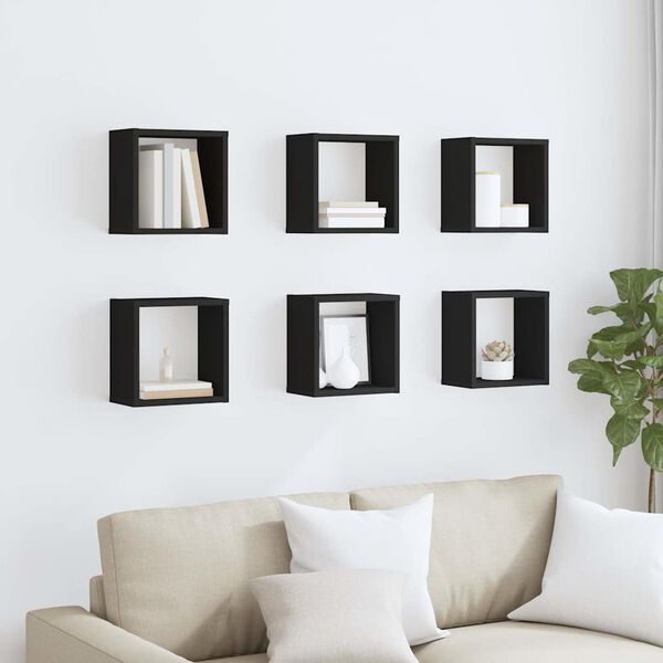 vidaXL &Rho;ά&phi;&iota;&alpha; &Kappa;ύ&beta;&omicron;&iota; &Tau;&omicron;ί&chi;&omicron;&upsilon; 6 &tau;&epsilon;&mu;. &Mu;&alpha;ύ&rho;&alpha; 26 x 15 x 26 &epsilon;&kappa;.