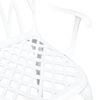 vidaXL Καρέκλα Κήπου 2 pcs Λευκό 55 x 56.5 x 91εκ Αλουμίνιο